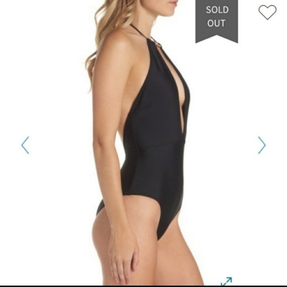 Ted Baker London Halter One Piece Swimsuit sz 3 - Picture 3 of 10